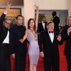 Andrey Zvyagintsev, Aleksei Serebryakov, Vladimir Vdovichenkov, Roman Madianov, Yelena Lyadova - Montée des marches du film "Leviathan" lors du 67e Festival du film de Cannes le 23 mai 2014