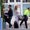 Les invités du mariage de Kim Kardashian et de Kanye West s'envolent de l'aéroport du Bourget pour Florence. Le Bouget, le 24 mai 2014.