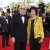 Bernard Fixot et sa femme Valerie-Anne Giscard d'Estaing lors de la montée des marches de la cérémonie de clôture du 67e Festival du film de Cannes le 24 mai 2014.