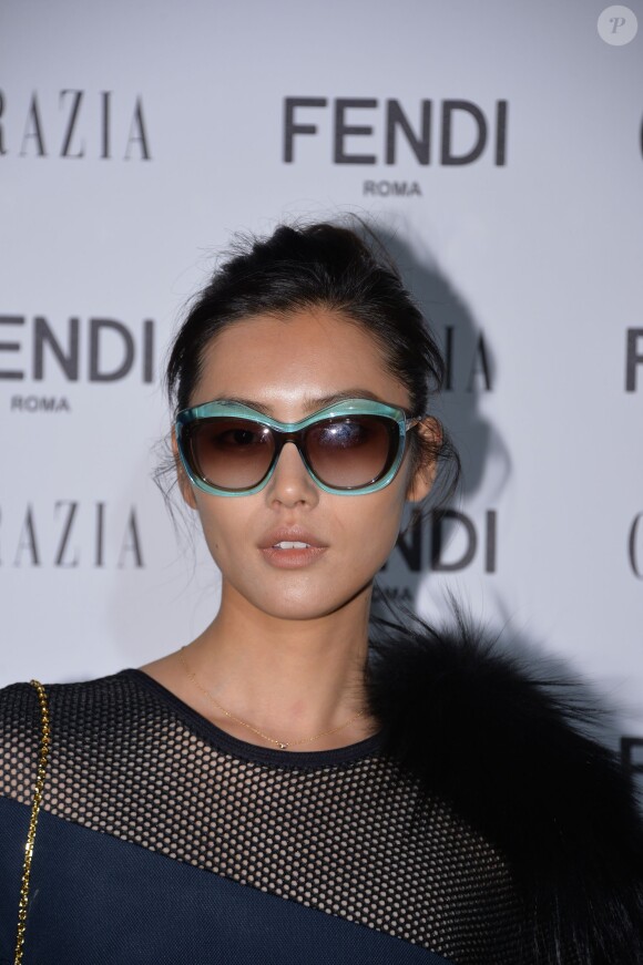 Liu Wen assiste à la soirée Fendi lors du 67e Festival international du film de Cannes. Le 23 mai 2014.