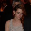 Exclusif - Kristen Stewart quitte la soirée du film "Sils Maria" au Silencio lors du 67e festival de Cannes le 23 mai 2014.