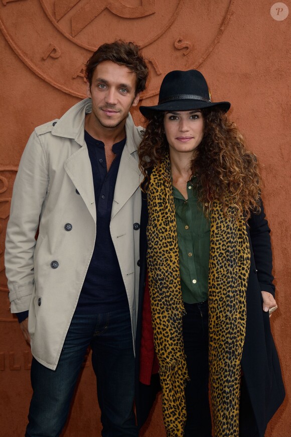 Ruben Alves et Barbara Cabrita au Village Roland-Garros, au second jours des internationaux de France, le 26 mai 2014 à Paris