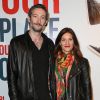 Vincent Desagnat et sa femme Audrey Garcia - Avant-première du film "Amour sur place ou à emporter" à Paris le 26 mai 2014.
