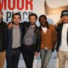 Pablo Pauly, Sébastien Castro, Nader Boussandel, Noom Diawara et Fabrice Eboué - Avant-première du film "Amour sur place ou à emporter" à Paris le 26 mai 2014.