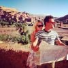 Tom Daley et sa meilleure amie Sophie, au Maroc pour le documentaire Tom Daley Goes Global, le 15 mai 2014.