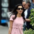 Amal Alamuddin, la fiancée de George Clooney, à Londres, le 20 mai 2014