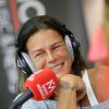 Exclusif - La princesse Stéphanie de Monaco à l'antenne de Radio Monaco le 8 mai 2014 dans son émission mensuelle Jungle Fight consacrée à la lutte contre le sida.
