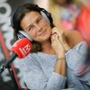Exclusif - La princesse Stéphanie de Monaco à l'antenne de Radio Monaco le 8 mai 2014 dans son émission mensuelle Jungle Fight consacrée à la lutte contre le sida.