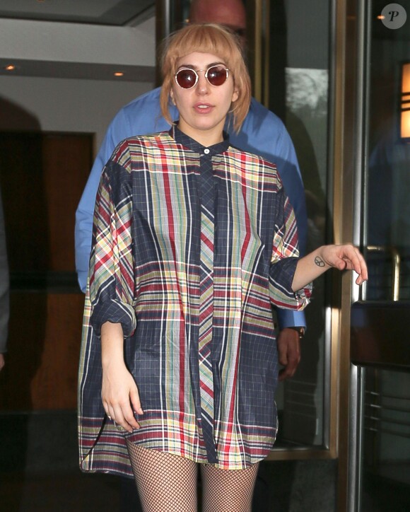 Lady Gaga à New York. Le 15 mai 2014.