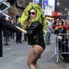 Lady Gaga à New York, le 2 avril 2014. 