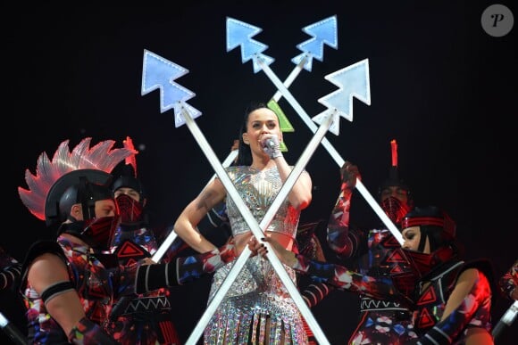 Katy Perry en concert à Glasgow, le 25 mai 2014.