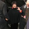 Liza Minnelli arrive aux NBC studios pour participer à l'émission "Today" à New York, le 12 mars 2014.