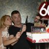 Exclusif - Jean-Marie Bigard et sa femme Lola - Jean-Marie Bigard fête ses 60 ans au Grand Rex à Paris le 23 mai 2014.23/05/2014 - Paris