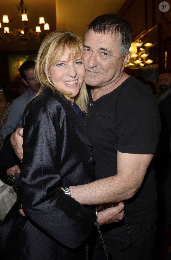 Exclusif - Chantal Ladesou et Jean-Marie Bigard - Jean-Marie Bigard fête ses 60 ans au Grand Rex à Paris le 23 mai 2014.