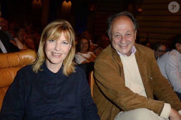 Exclusif - Chantal Ladesou et son mari Michel - Jean-Marie Bigard fête ses 60 ans au Grand Rex à Paris le 23 mai 2014.