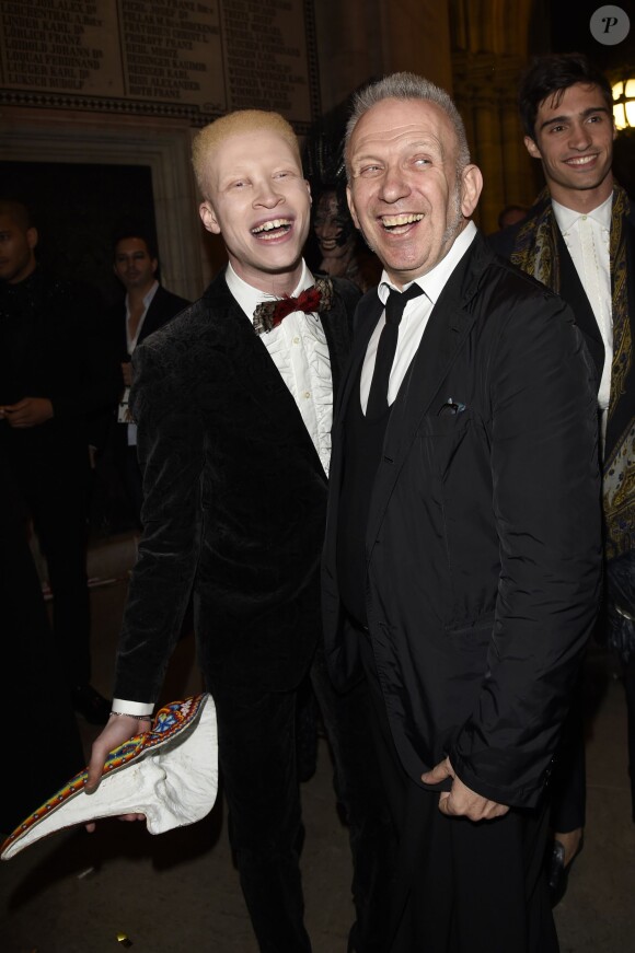 Shaun Ross et Jean Paul Gaultier - Show du Life Ball 2014 à Vienne, le 31 mai 2014