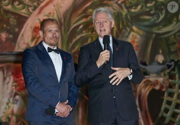 Bill Clinton- Show du Life Ball 2014 à Vienne, le 31 mai 2014