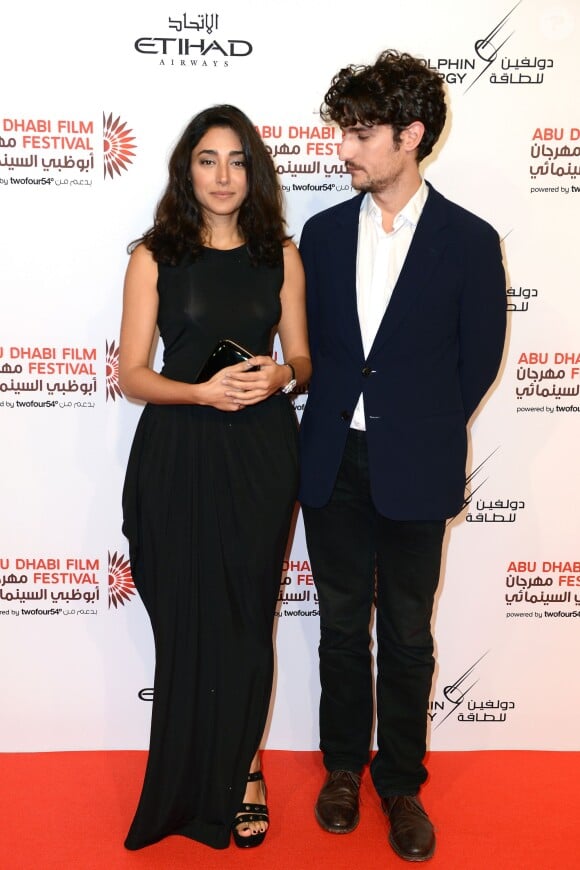 Golshifteh Farahani et son compagnon Louis Garrel lors de la présentation du film My Sweet Pepper Land à Abu Dhabi le 27 octobre 2013