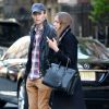 Eddie Redmayne et sa fiancée à New York le 4 mai 2014.