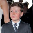 Le prince Christian de Danemark le 1er juin 2014 au siège de Radio Danemark à Copenhague pour le gala en l'honneur des 80 ans du prince consort Henrik.
