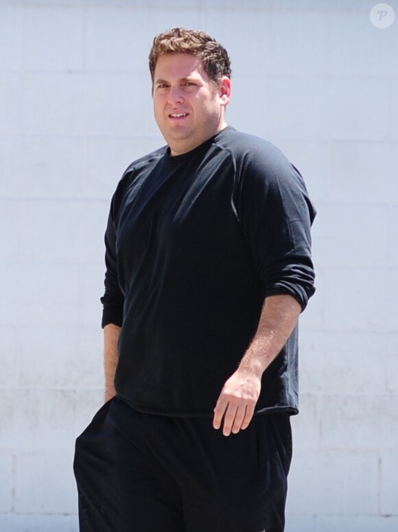 Jonah Hill se rend à son cours de gym à Los Angeles, le 14 avril 2014.