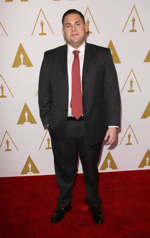 Jonah Hill au déjeuner de la 86e cérémonie des Oscars à Los Angeles le 10 février 2014