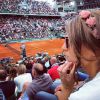 Laury Thilleman à Roland-Garros. Mai 2014.