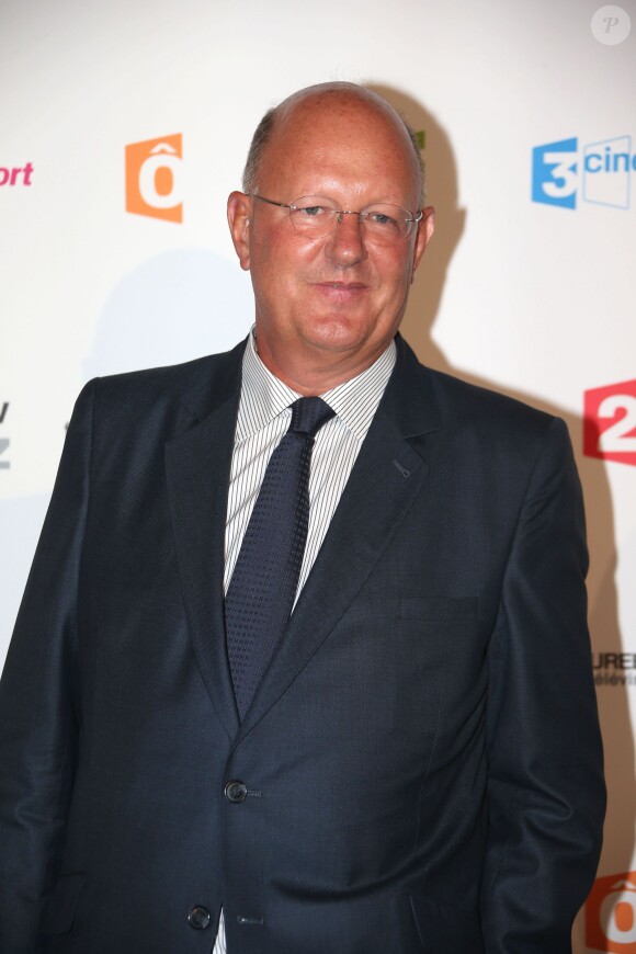 Remy Pflimlin, président de France Télévisions - Conférence de presse de rentrée de France Télévisions au Palais de Tokyo le 27 août 2013.