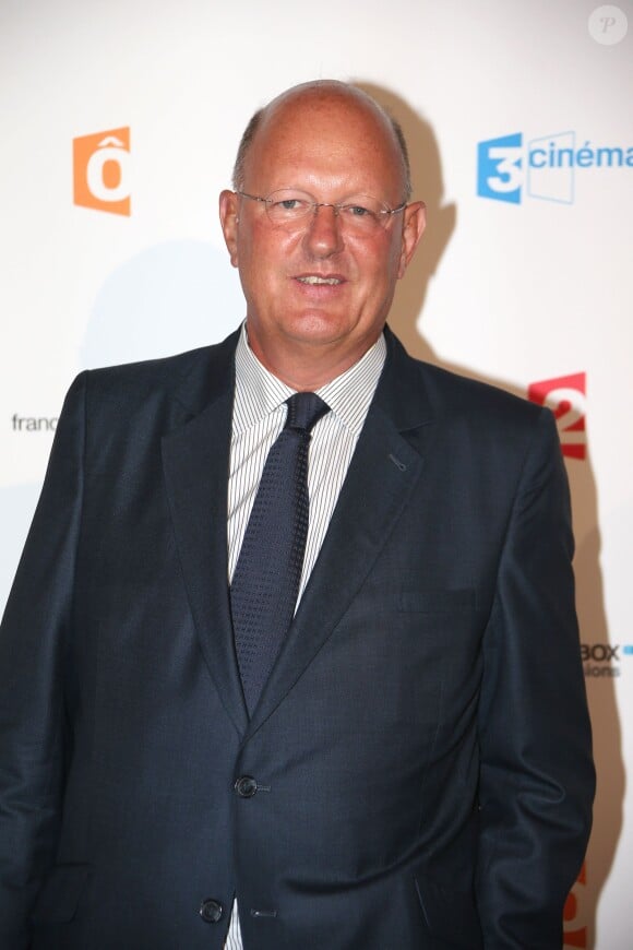 Remy Pflimlin, président de France Télévisions - Conférence de presse de rentrée de France Télévisions au Palais de Tokyo le 27 août 2013.