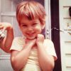 Cette petite fille deviendra l'un des plus grands tops du monde. Cindy Crawford