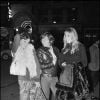 Sharon Tate, Roman Polanski et Mia Farrow au concert de Frank Zappa à Paris le 26 octobre 1968.