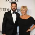 Hugh Jackman et sa femme Deborra-Lee Furness lors de la 68e c&eacute;r&eacute;monie des Tony Awards &agrave; New York, le 8 juin 2014. 