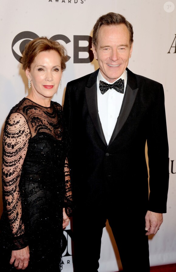 Bryan Cranston et sa compagne Robin Dearden lors de la 68e cérémonie des Tony Awards à New York, le 8 juin 2014.