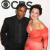 Fran Drescher et son compagnon Shiva Ayyadurai lors de la 68e cérémonie des "Tony Awards" à New York, le 8 juin 2014.