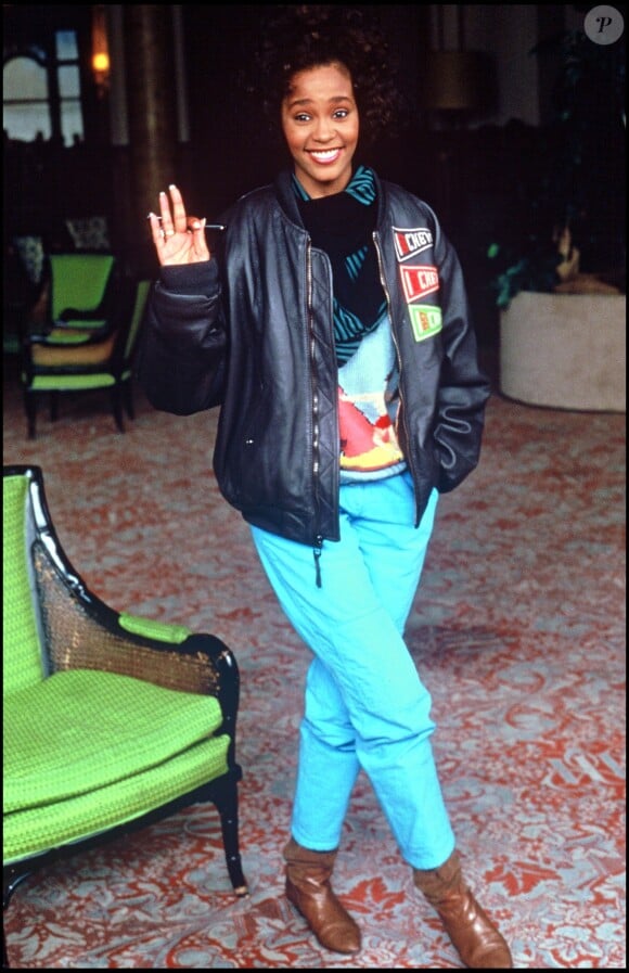 Whitney Houston au festival de Montreux, en 1987.