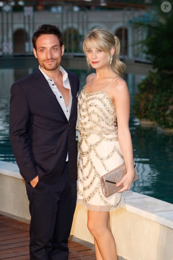 Kim Matula et son petit ami Ben Goldberg au photocall de la soirée au Monte-Carlo Bay lors du 54e Festival de Télévision de Monte-Carlo, le 9 juin 2014.