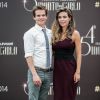 Amelia Heinle Greg Rikaart lors du photocall de "Les Feux de l'amour" pendant le 54e Festival de télévision de Monte-Carlo à Monaco, le 9 juin 2014.