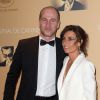 Nathalie Iannetta et son mari Jean-Charles Sabattier - Dîner d'ouverture du 67ème festival de Cannes, le 14 mai 2014.