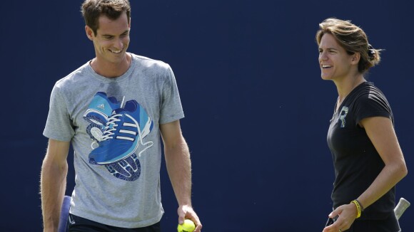 Amélie Mauresmo et Andy Murray : Sourires et soleil pour une première réussie