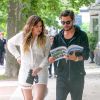 Khloé Kardashian et Scott Disick, en pleine séance shopping dans les Hamptons. New York, le 11 juin 2014.