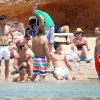 Novak Djokovic enterre sa vie de garçon entouré de ses amis, le 11 juin 2014 à Ibiza