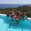 Novak Djokovic et ses amis à Ibiza, le 11 juin 2014