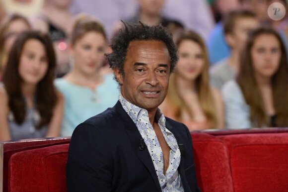 Yannick Noah - Enregistrement de l'émission "Vivement Dimanche" à Paris le 11 juin 2014. L'émission sera diffusée le 15 juin sur France 2.