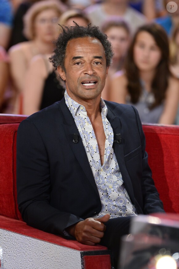 Yannick Noah - Enregistrement de l'émission "Vivement Dimanche" à Paris le 11 juin 2014. L'émission sera diffusée le 15 juin sur France 2.