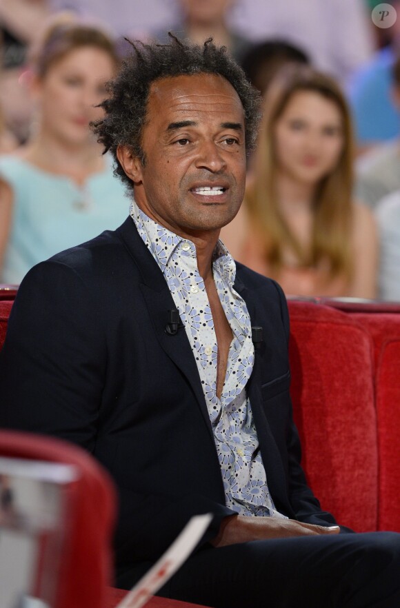 Yannick Noah - Enregistrement de l'émission "Vivement Dimanche" à Paris le 11 juin 2014. L'émission sera diffusée le 15 juin sur France 2.