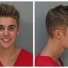 Mugshot de Justin Bieber qui a été arrêté à Miami, le 23 janvier 2014 pour conduite dangereuse en état d'ivresse.