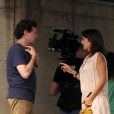 Penélope Cruz et Luis Tosar sur le tournage du film "Ma Ma" à Madrid, le 4 juin 2014.