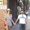 Alessandra Ambrosio et son compagnon Jaime Mazur,se promènent à Brentwood le 16 juin 2014 en fin de matinée.