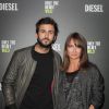 Axelle Laffont et Cyril Paglino - Soirée de lancement du nouveau parfum Diesel "Only The Brave Wild" avec un concert de Woodkid, à l'Olympia à Paris, le 17 juin 2014.
