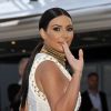 Kim Kardashian à Cannes pour participer à la soirée du MailOnline à bord d'un yacht dans le cadre du "Cannes Lions 2014" à Cannes le 18 juin 2014.